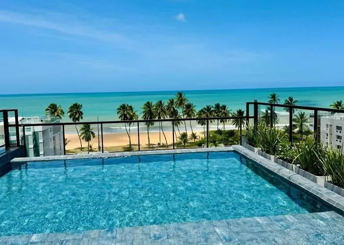 Flat 200Mts Praia Cabo Branco Pisc Vista Pro Mar