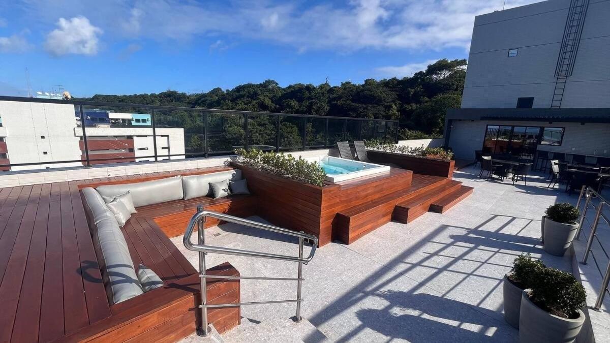 Apartamento Flat 200mts Cabo Branco Pisc Vista Pro Mar *