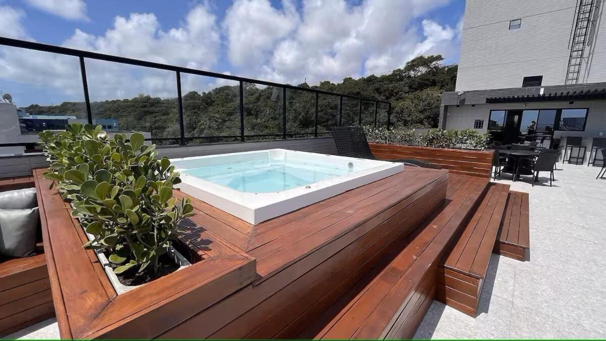 Apartamento Flat 200mts Cabo Branco Pisc Vista Pro Mar